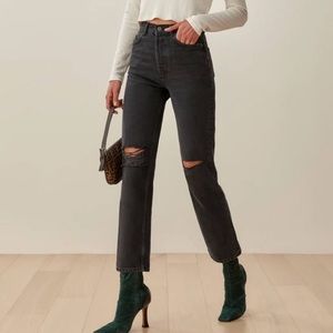 New With Tags Cynthia High Rise Straight Jeans